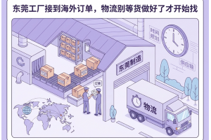 东莞工厂接到海外订单,物流别等货做好了才开始找