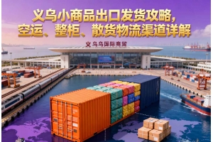 义乌小商品出口发货攻略,空运、整柜、散货物流渠道详解