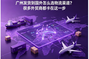 广州发货到国外怎么选物流渠道?很多外贸商都卡在这一步
