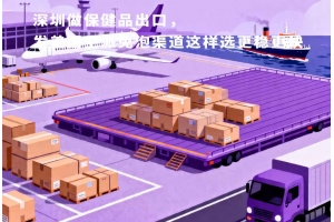 深圳做保健品出口,发美国空派免泡渠道这样选更稳更快