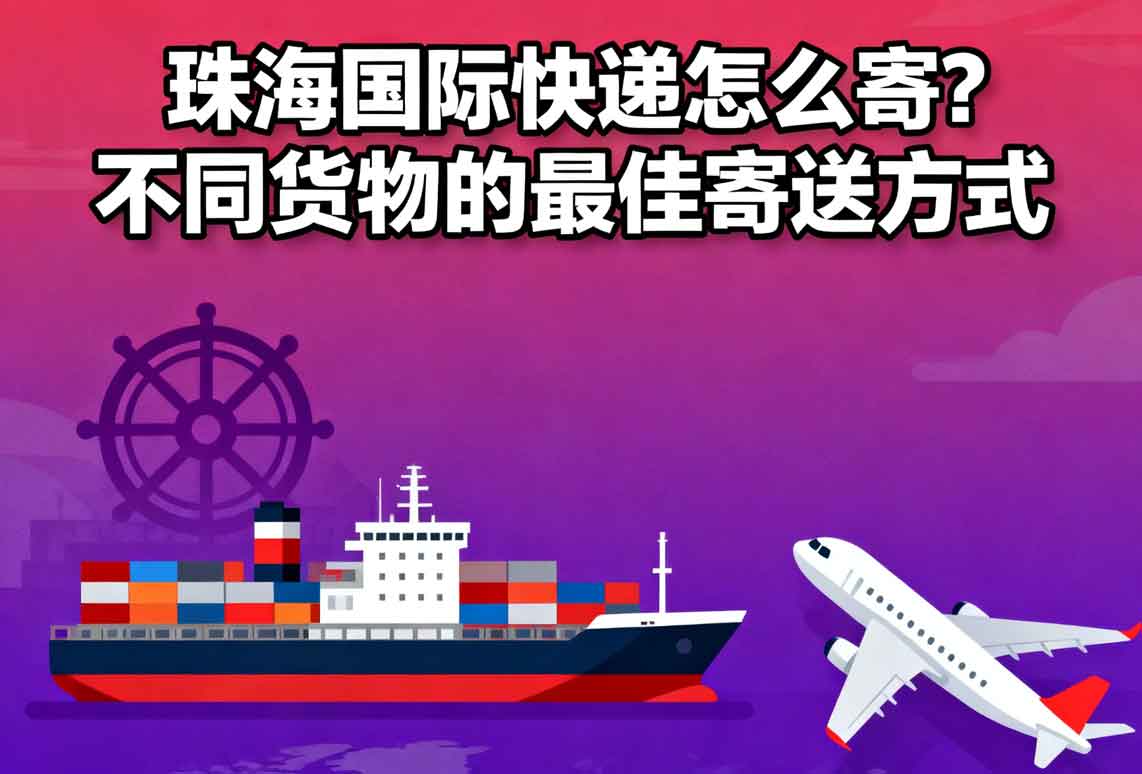 珠海国际快递怎么寄?不同货物的最佳寄送方式